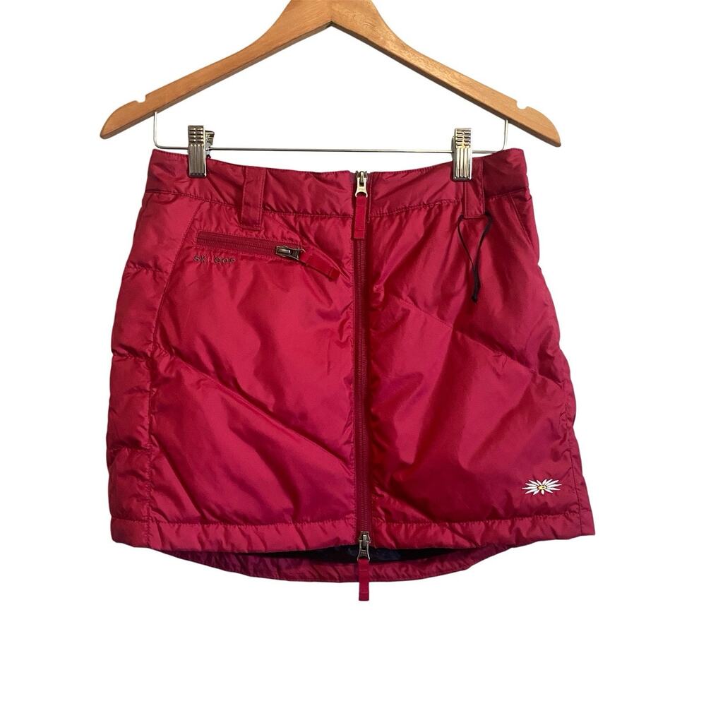 Skhoop Mini Down Zip Skirt Small Puffer Cold Weather Winter Sporty Wear Sweden